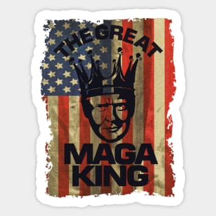 The Great MAGA King Sticker